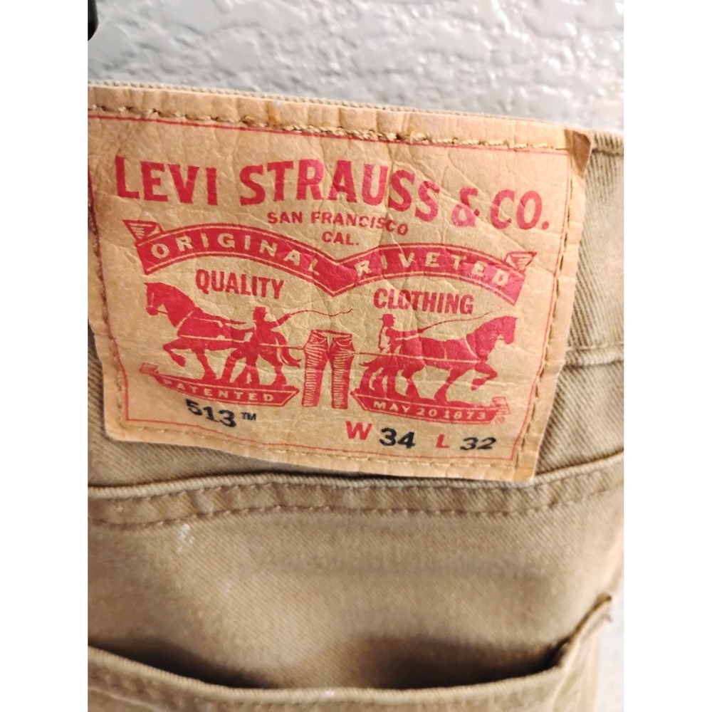 🍁 LEVI'S 513 KHAKI SLIM STRAIGHT Cottagecore utility fall minimalist gorpcore